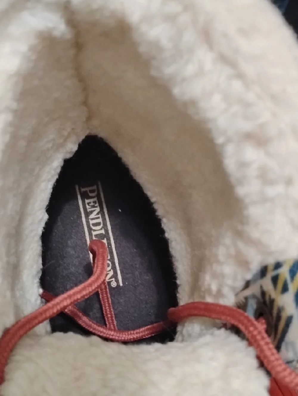 Pendleton Women's 8 Orange‎ Patterned Insulated Duck Journey West Boot